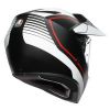AGV AX9 Pacific Road (matná) adventure helma černá/bílá
